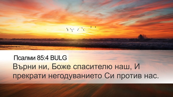Псалми 85:4 BULG Bible Verse Image