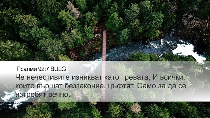 Псалми 92:7 BULG Bible Verse Image