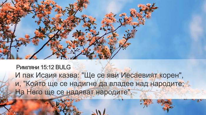 Римляни 15:12 BULG Bible Verse Image