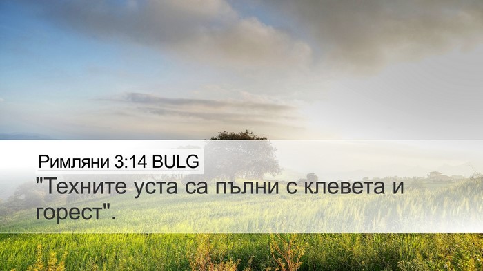 Римляни 3:14 BULG Bible Verse Image
