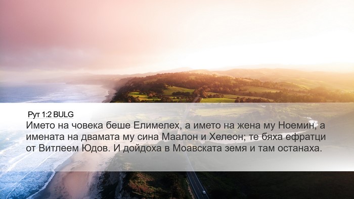 Рут 1:2 BULG Bible Verse Image
