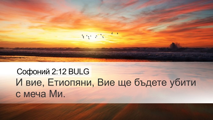 Софоний 2:12 BULG Bible Verse Image