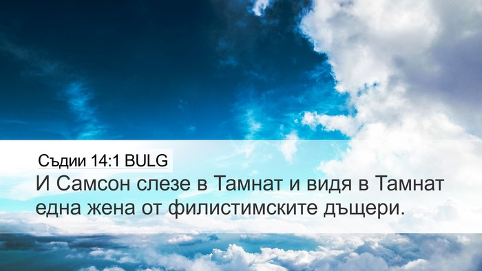 Съдии 14:1 BULG Bible Verse Image