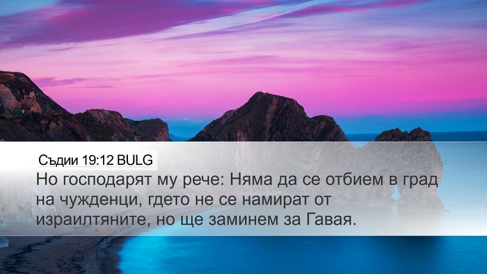 Съдии 19:12 BULG Bible Verse Image