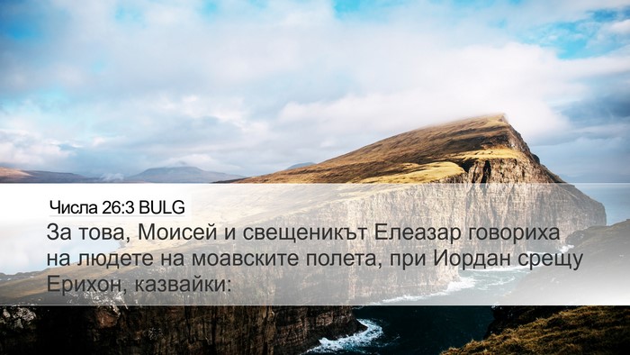 Числа 26:3 BULG Bible Verse Image
