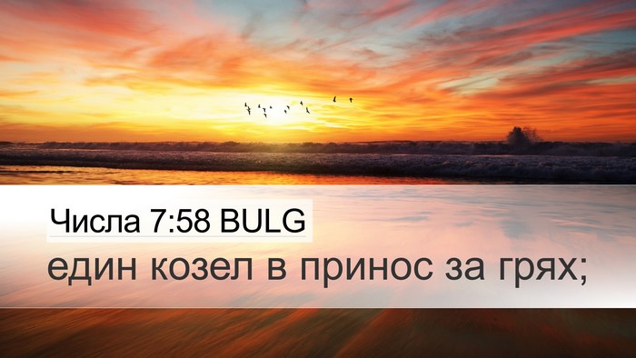 Числа 7:58 BULG Desktop Wallpaper - един козел в принос за - Desktop Bible Verse Wallpaper