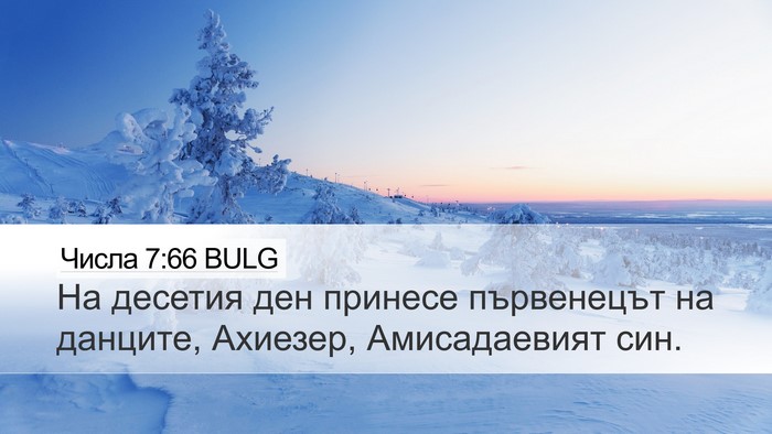 Числа 7:66 BULG Desktop Wallpaper - На десетия ден принесе - Desktop Bible Verse Wallpaper