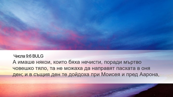 Числа 9:6 BULG Bible Verse Image
