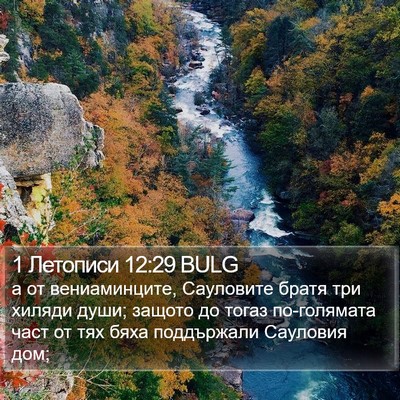 1 Летописи 12:29 BULG Bible Verse Image