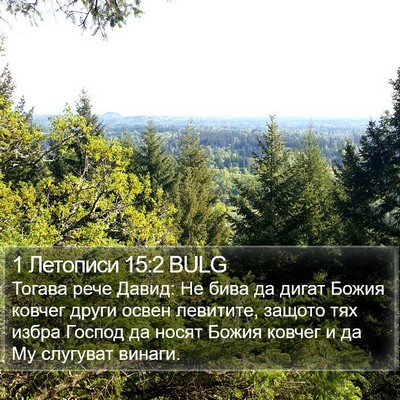 1 Летописи 15:2 BULG Bible Verse Image