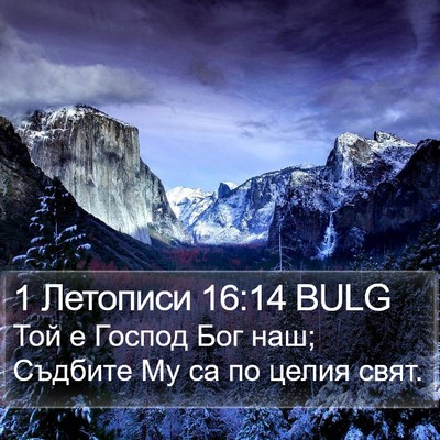 1 Летописи 16:14 BULG Bible Verse Image