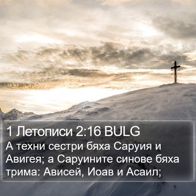 1 Летописи 2:16 BULG Bible Verse Image