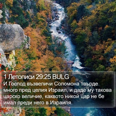 1 Летописи 29:25 BULG Bible Verse Image