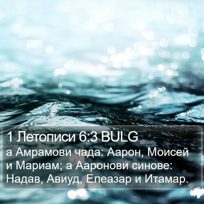 1 Летописи 6:3 BULG Bible Verse Image