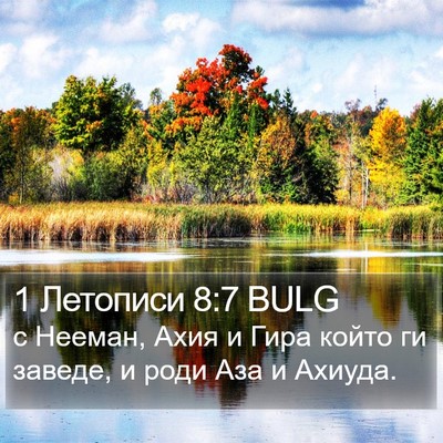 1 Летописи 8:7 BULG Bible Verse Image