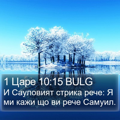1 Царе 10:15 BULG Bible Verse Image