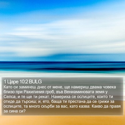 1 Царе 10:2 BULG Bible Verse Image