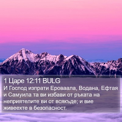 1 Царе 12:11 BULG Bible Verse Image