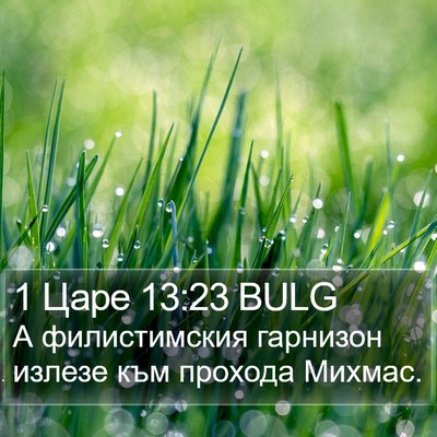 1 Царе 13:23 BULG Bible Verse Image