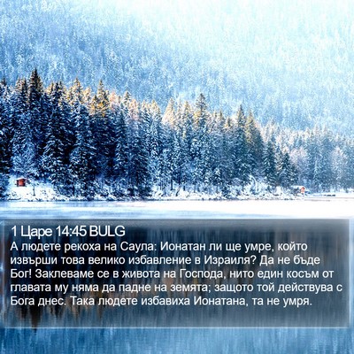 1 Царе 14:45 BULG Bible Verse Image