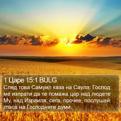 1 Царе 15:1 BULG Bible Verse Image