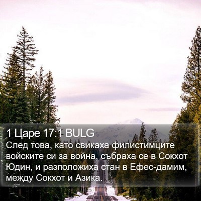 1 Царе 17:1 BULG Bible Verse Image