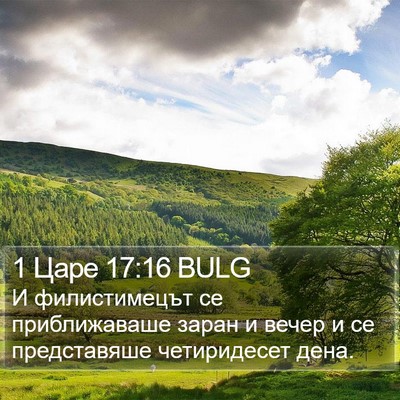 1 Царе 17:16 BULG Bible Verse Image