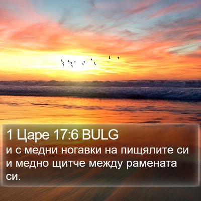 1 Царе 17:6 BULG Bible Verse Image