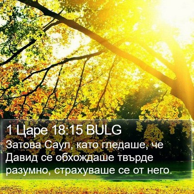 1 Царе 18:15 BULG Bible Verse Image