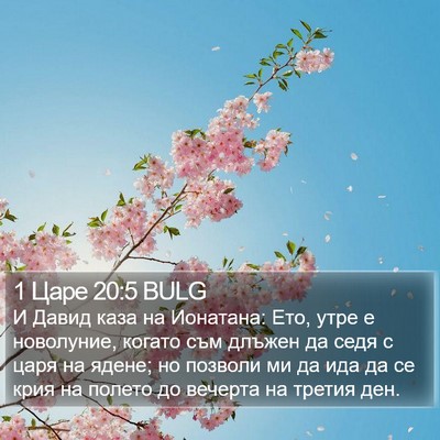 1 Царе 20:5 BULG Bible Verse Image