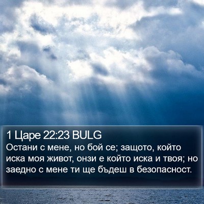 1 Царе 22:23 BULG Bible Verse Image