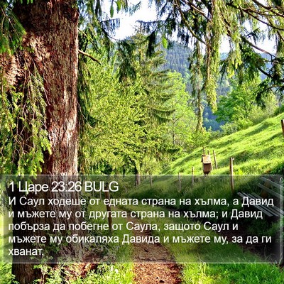 1 Царе 23:26 BULG Bible Verse Image