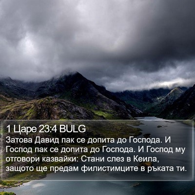 1 Царе 23:4 BULG Bible Verse Image