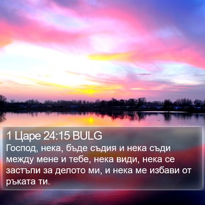 1 Царе 24:15 BULG Bible Verse Image