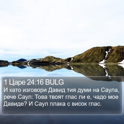 1 Царе 24:16 BULG Bible Verse Image