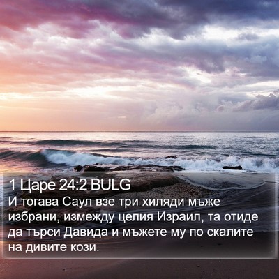 1 Царе 24:2 BULG Bible Verse Image