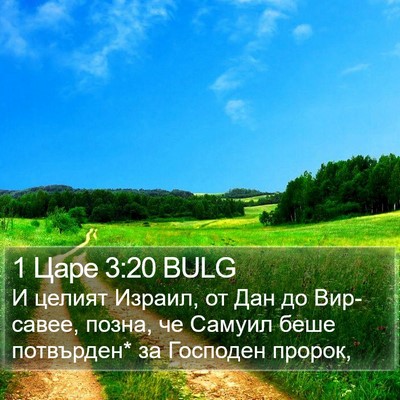1 Царе 3:20 BULG Bible Verse Image