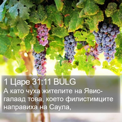 1 Царе 31:11 BULG Bible Verse Image
