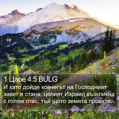 1 Царе 4:5 BULG Bible Verse Image
