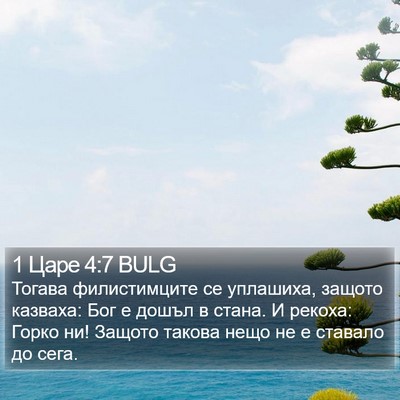 1 Царе 4:7 BULG Bible Verse Image