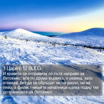 1 Царе 6:12 BULG Bible Verse Image