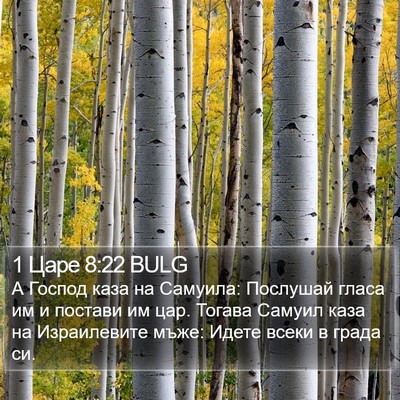 1 Царе 8:22 BULG Bible Verse Image