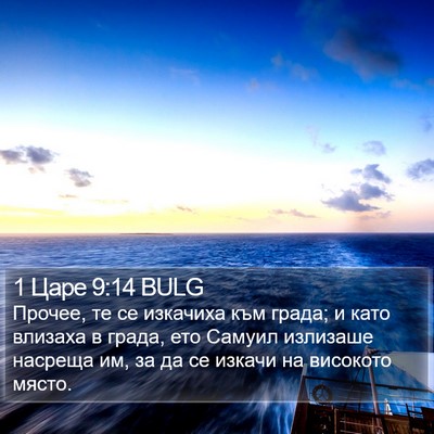 1 Царе 9:14 BULG Bible Verse Image