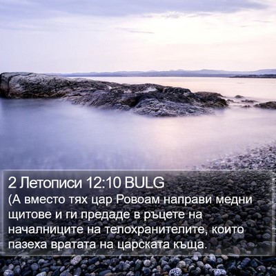 2 Летописи 12:10 BULG Bible Verse Image