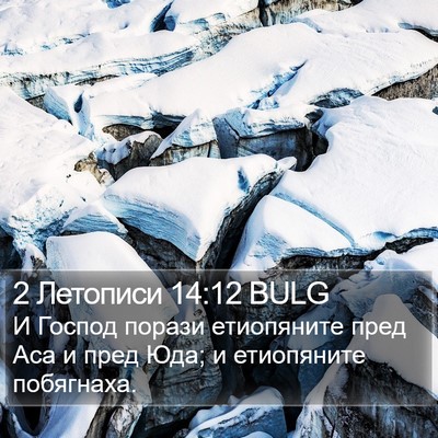 2 Летописи 14:12 BULG Bible Verse Image