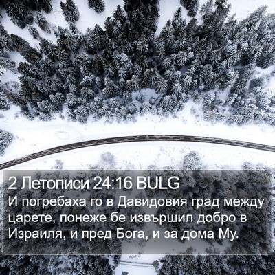 2 Летописи 24:16 BULG Bible Verse Image