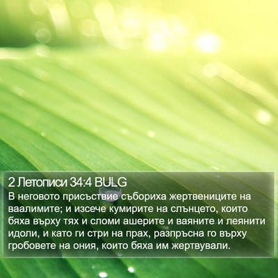 2 Летописи 34:4 BULG Bible Verse Image