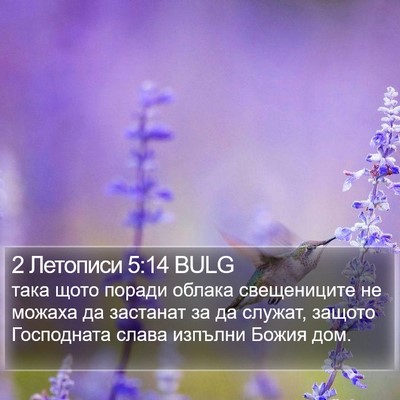 2 Летописи 5:14 BULG Bible Verse Image