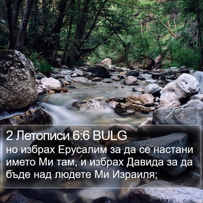 2 Летописи 6:6 BULG Bible Verse Image