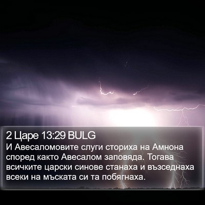 2 Царе 13:29 BULG Bible Verse Image